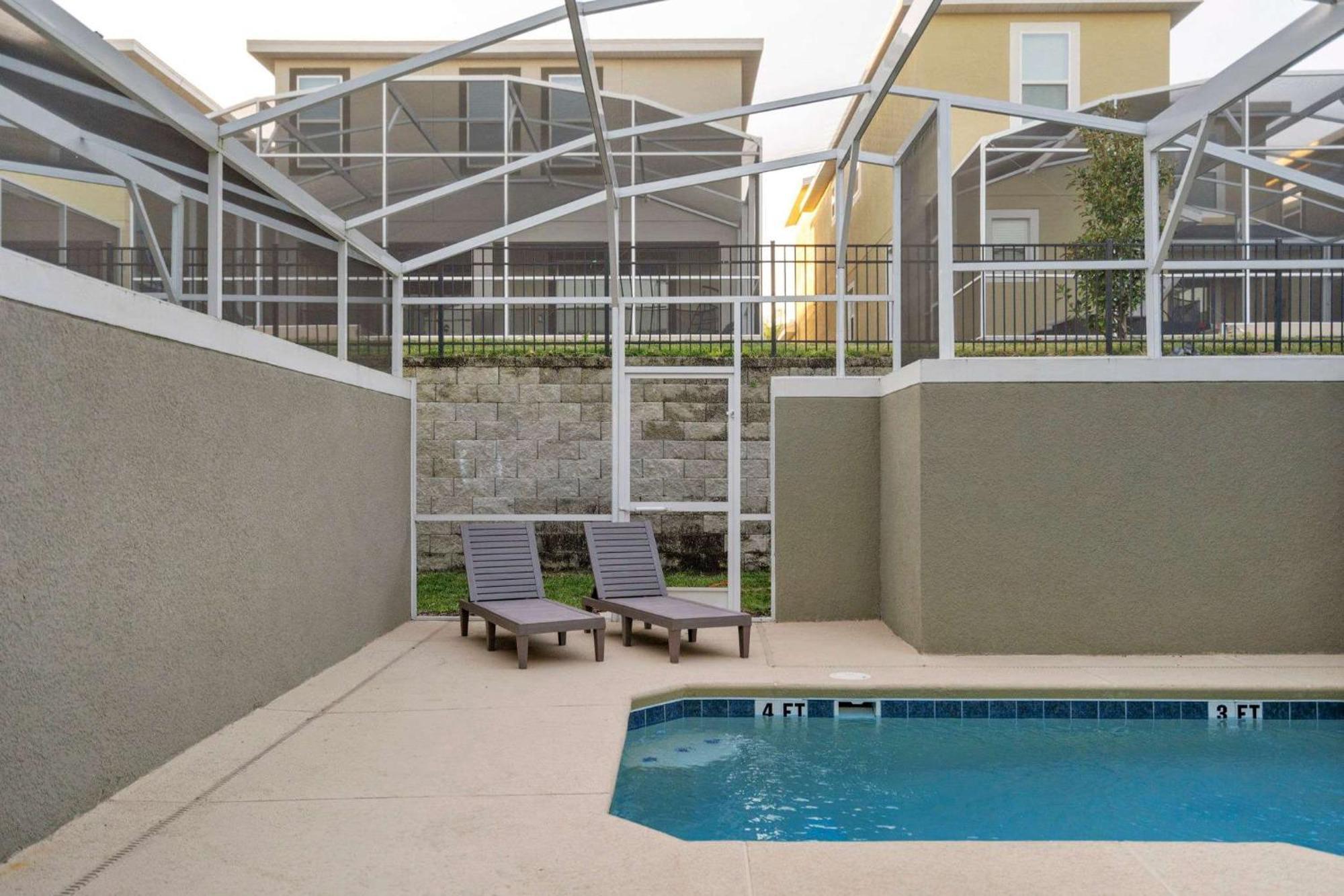 Special 4Bedroom Th W-Private Pool Next To Disney Kissimmee Exterior foto