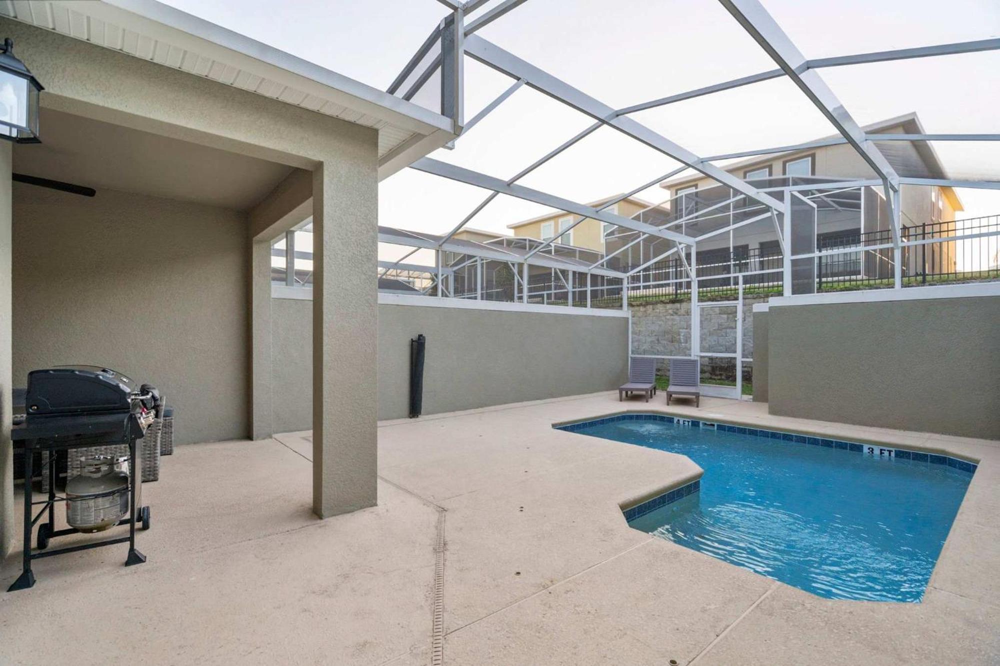 Special 4Bedroom Th W-Private Pool Next To Disney Kissimmee Exterior foto